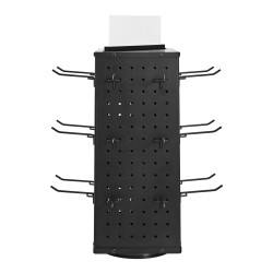 Pyörivä reikälevyteline SPCC-teräs 188 x 188 x 520 mm 4 kpl musta