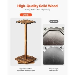 Vapateline mäntypuinen lattialle 16 vavalle 360 asteen pyörivä