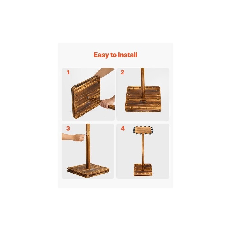 Vapateline mäntypuinen lattialle 16 vavalle 360 asteen pyörivä