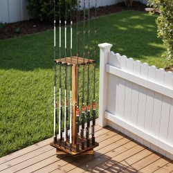 Vapateline mäntypuinen lattialle 16 vavalle 360 asteen pyörivä