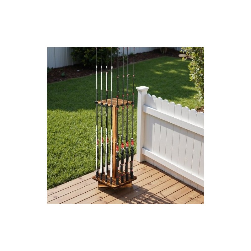 Vapateline mäntypuinen lattialle 16 vavalle 360 asteen pyörivä