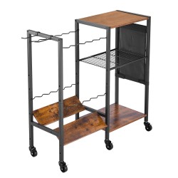 Kalastusvapateline MDF levy ja seosteräsrunko 12 vavalle 6 pyörää jarruilla