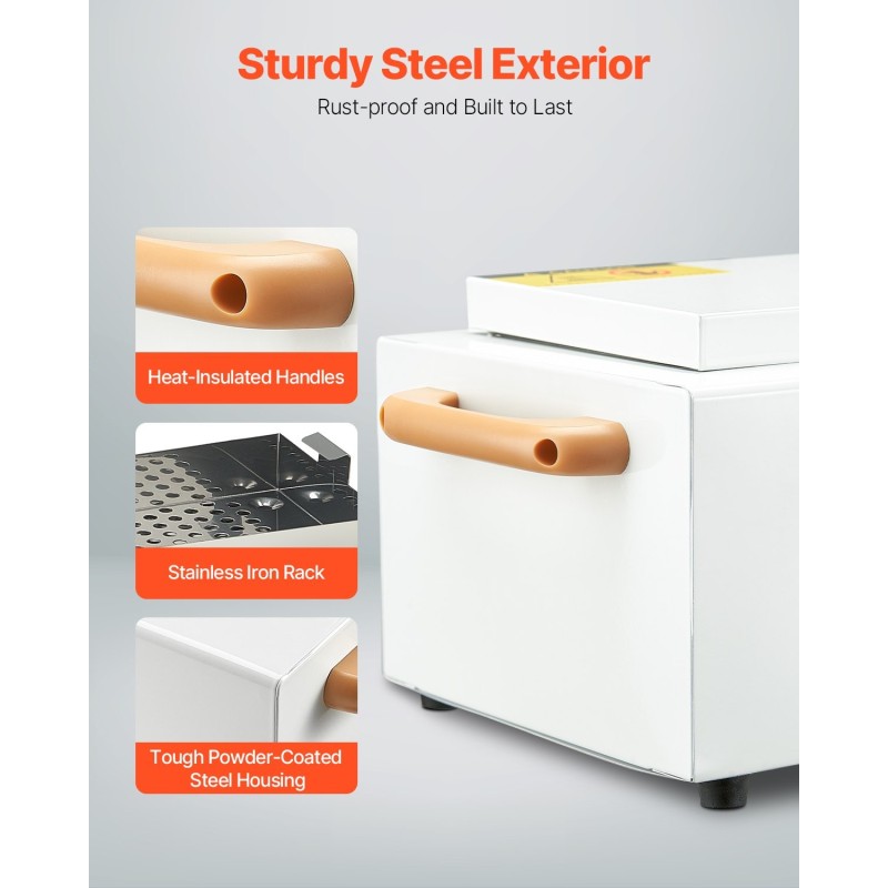 Kuumakuivain työkaluille 2 l 0–220 °C ajastin 5–60 minuuttia