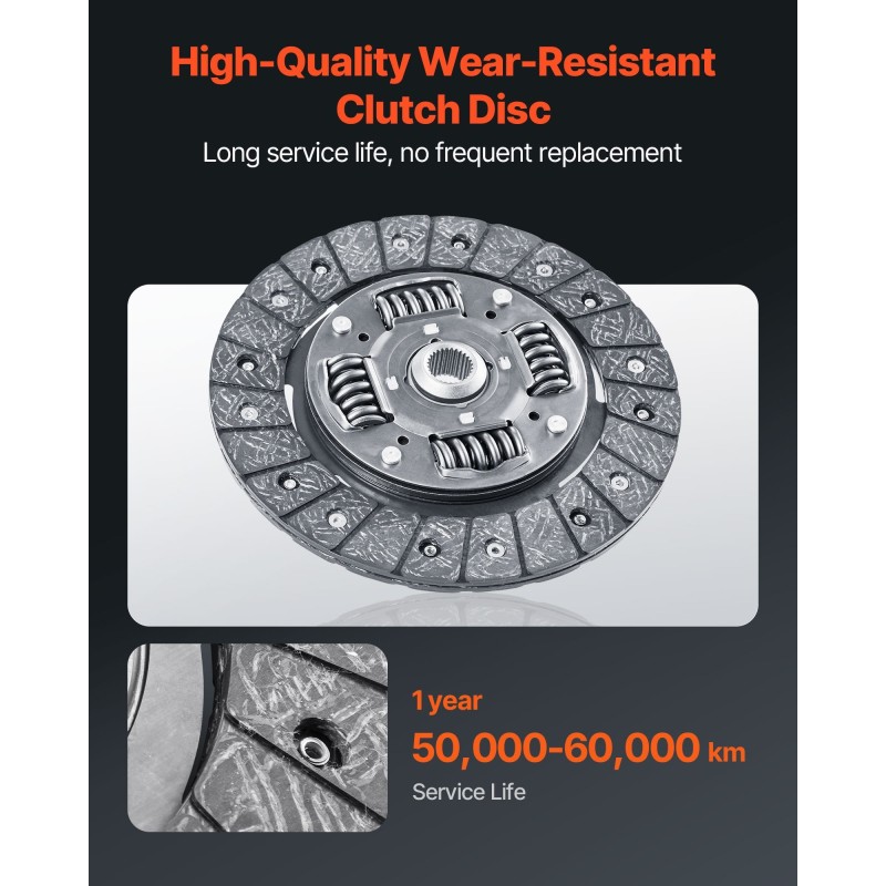 Yksilevykytkinsarja Audi A3 2003–2010 yhteensopiva teräslaakeri ja paineasetelma