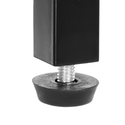 Konsolipöytä 3 kerroksinen rautaputki karkaistu lasi 100 x 30 x 72 9 cm eteiseen