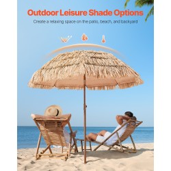 Aurinkovarjo PP olkikatto polyesterikangas halkaisija 1828 mm säädettävä kallistus 8 metallikaarta