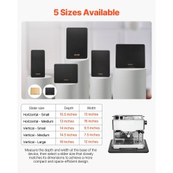 Keittiön liukutaso puulevy 267×330 mm musta 18 kg kantava kumipyörillä