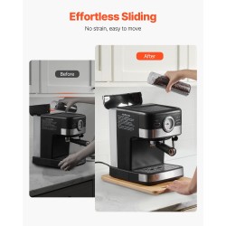 Liukualusta keittiölaitteille luonnollinen puu 356x241 mm 18 kg 1 kpl