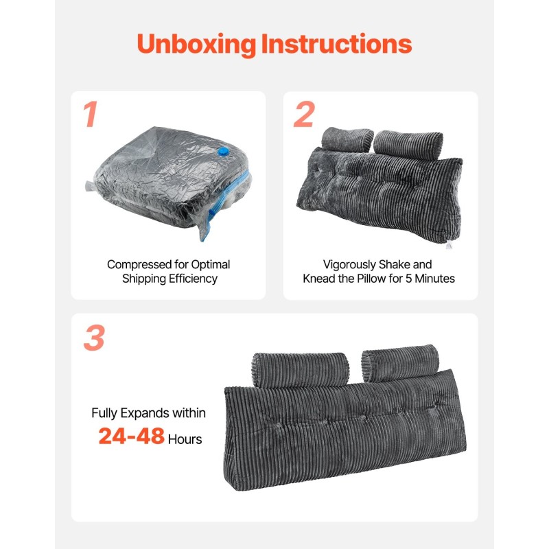 Kiilatyyny sängynpäätyyn queen-kokoinen irrotettava pestävä samettipäällinen kuituvaahtotäyte harmaa 2 niskatyynyä