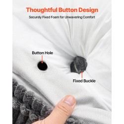 Kiilatyyny sängynpäätyyn queen-kokoinen irrotettava pestävä samettipäällinen kuituvaahtotäyte harmaa 2 niskatyynyä