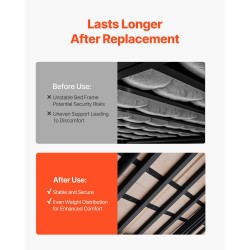 Sängyn pohjalevy puinen 10 mm 8-osainen yhden hengen taitettava