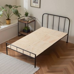 Sängyn pohjalevy puinen 10 mm 8-osainen yhden hengen taitettava