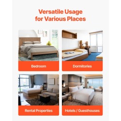 Patjatuki twin-kokoinen 2-osainen puisilla 38 mm säleillä 200D-kankaalla