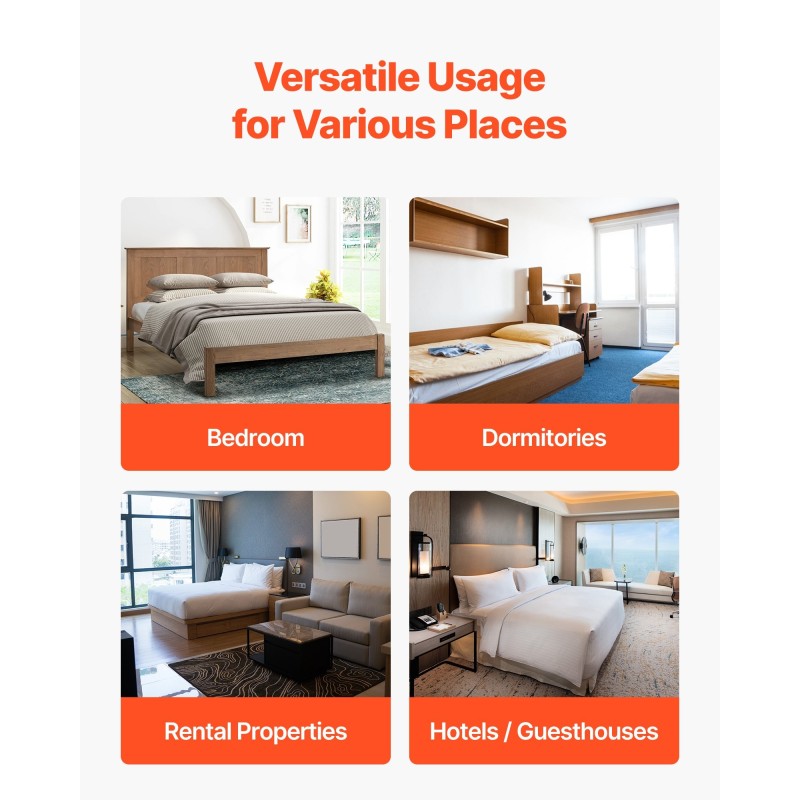 Patjatuki twin-kokoinen 2-osainen puisilla 38 mm säleillä 200D-kankaalla