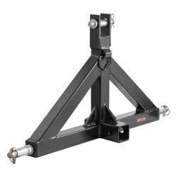 3-pisteen vetokuulan vastaanotin hiiliteräksinen 2-tuumaiselle vetokuulalle 3000 paunan kantavuus