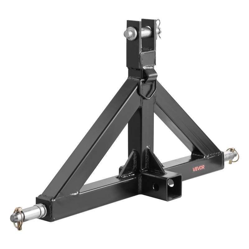 3-pisteen vetokuulan vastaanotin hiiliteräksinen 2-tuumaiselle vetokuulalle 3000 paunan kantavuus