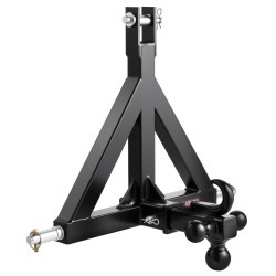 3-pisteen vetolaite 2 tuuman vastaanotin hiiliterästä ruosteenestopinnoitettu