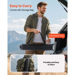 Vetoreki PE-materiaali 1850x580 mm 250 kg kantavuus maasto ja pihakäyttöön