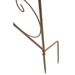 Kaunis rustiikkinen metallinen puutarhan säleikkö mandevillalle 133 cm