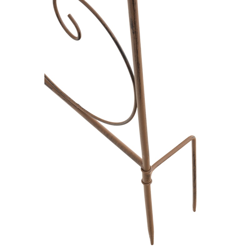 Kaunis rustiikkinen metallinen puutarhan säleikkö mandevillalle 133 cm