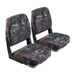 Taitettava venetuoli 2 kpl matalaselkäinen PU polyesterikangas vaahtomuovipehmuste PP runko maastokuvioitu