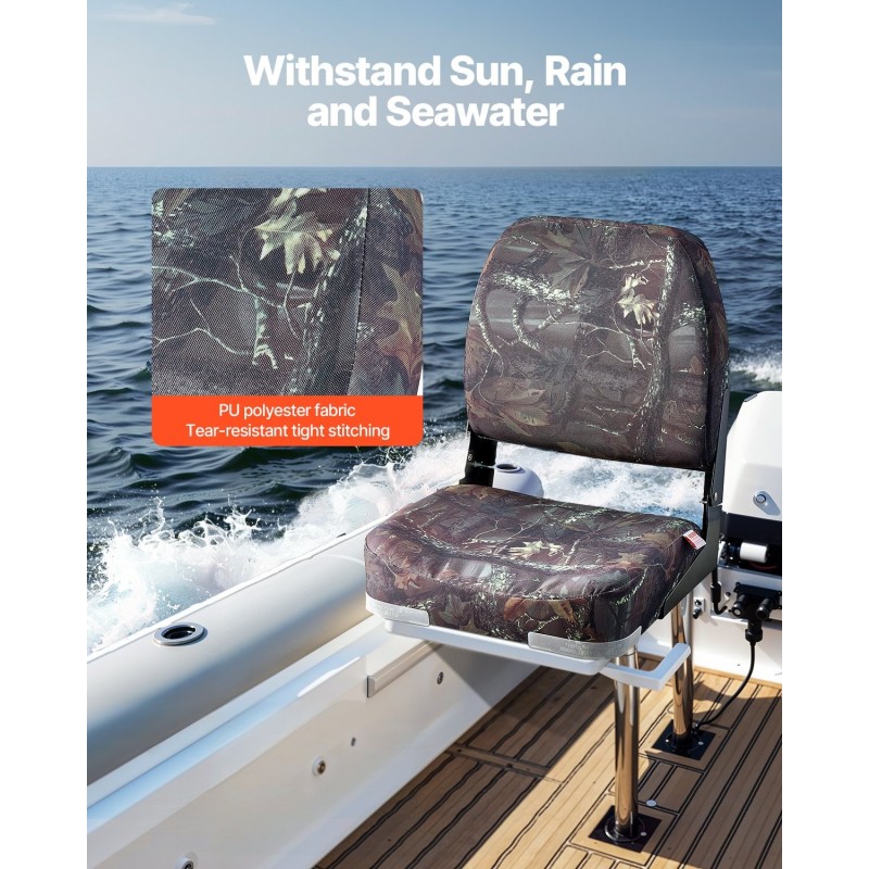 Taitettava venetuoli 2 kpl matalaselkäinen PU-polyesterikangas vaahtomuovipehmuste PP-runko maastokuvioitu