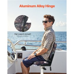 Taitettava venetuoli 2 kpl matalaselkäinen PU-polyesterikangas vaahtomuovipehmuste PP-runko maastokuvioitu