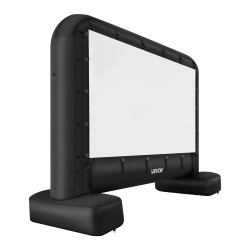 Puhallettava elokuvakangas 14 jalan 600D pestävä valkokangas ulkokäyttöön