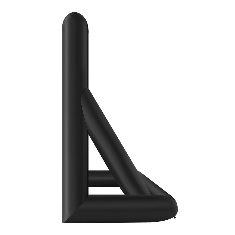 Puhallettava valkokangas 5,5 m 16:9 valkoinen 600D pestävä musta 210D runko