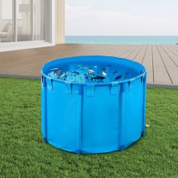 Maanpäällinen pyöreä kalalammikko PVC-pinnoitetusta kankaasta 1700 l