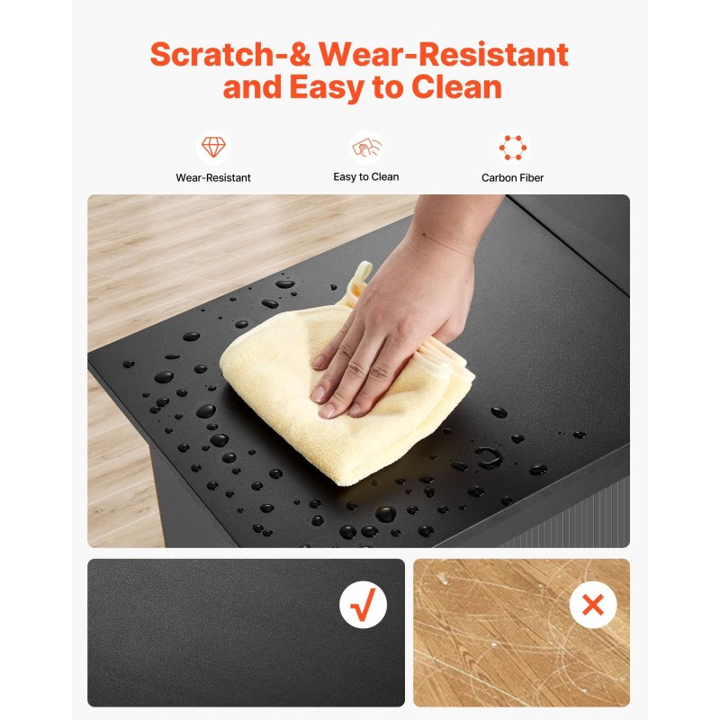 Televisiotaso karkaistulla lasilla ja lastulevyllä enintään 65-tuumaisille kolmella säädettävällä hyllyllä LED-valonauhalla