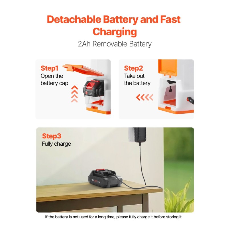 Sähkökäyttöinen reppuruisku 12 litran polypropeenisäiliö 18 voltin akku puutarhakäyttöön