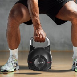 Säädettävä kahvakuula ABS-muovi ja painevalettu alumiini 2–20 kg