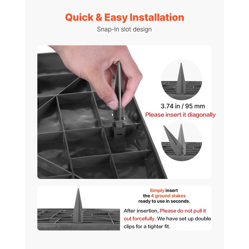 Puutarhan askelkivet muovihartsia 395×395×26 mm 8 kpl ulkokäyttöön