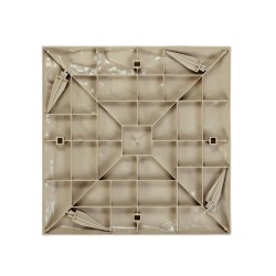 Puutarhan askelkivet 8 kpl PC- ja ABS-muovihartsista 395×395×26 mm beige