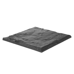 Puutarhan astinkivet muoviresiini 16 kpl 395x395x26 mm harmaa ulkokäyttöön