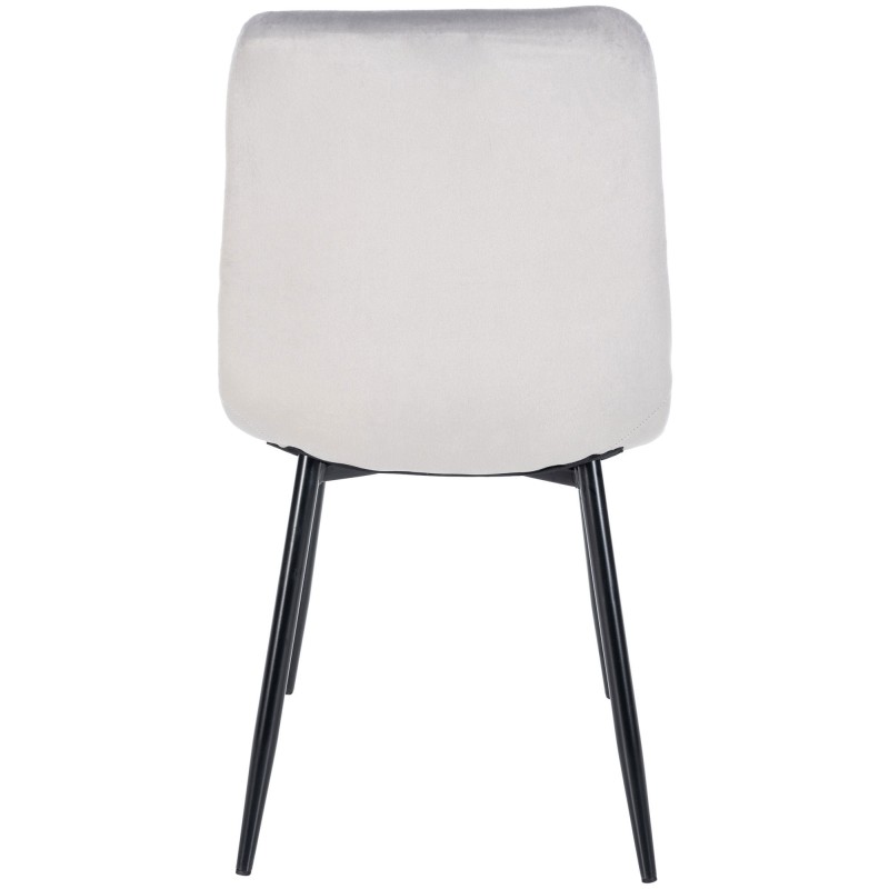 Tyylikäs samettinen ruokapöydän tuoli Antibes mukavalla selkänojalla