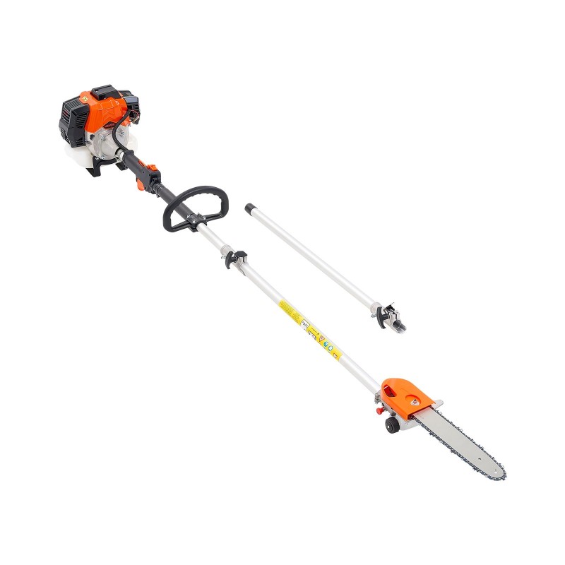 Jatkovarsisaha bensiinikäyttöinen 43 cc 2-tahti 30,48 cm terälaippa 3,66 m jatkovarsi