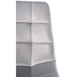 Tyylikäs samettinen ruokapöydän tuoli Antibes mukavalla selkänojalla