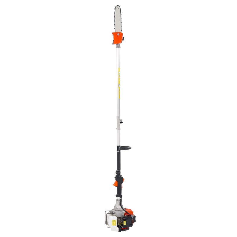 Jatkovarsioksasaha bensiinikäyttöinen 43 cc 25,4 cm laippa 2,08–3,58 m