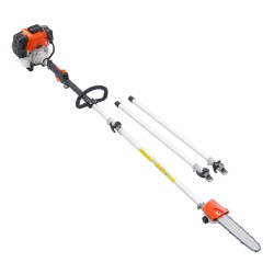 Jatkovarsioksasaha bensiinikäyttöinen 43 cc 25,4 cm laippa 2,08–3,58 m