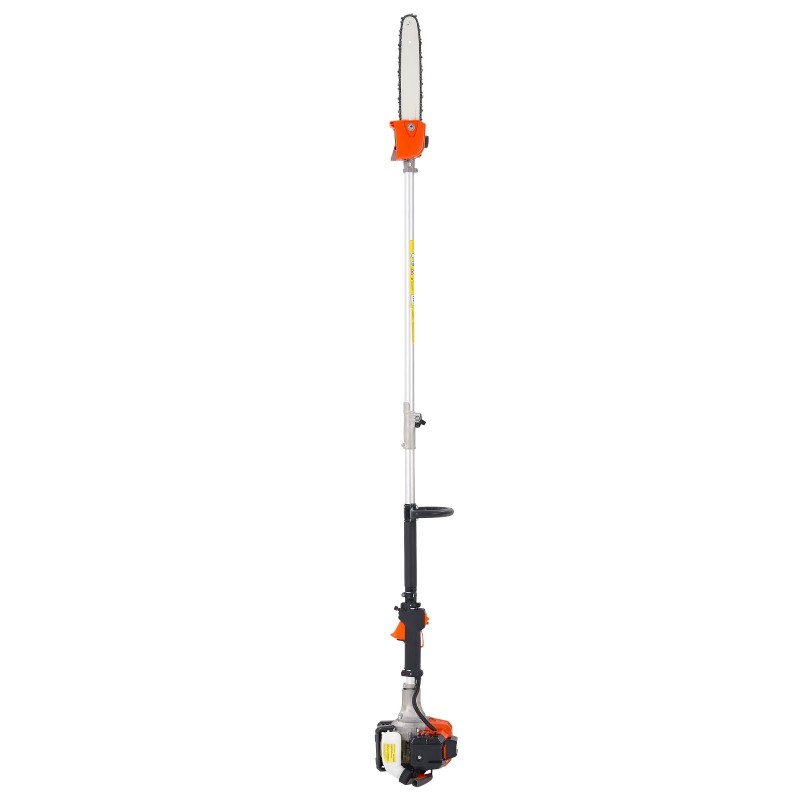 Bensiinikäyttöinen teleskooppinen oksasaha 25 cm3 30,5 cm laippa alumiiniseosvarsi