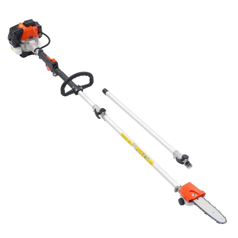 Bensiinikäyttöinen jatkovartinen oksasaha 25 cm3 2-tahtinen 20,3 cm laippa 2–2,74 m