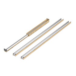 Liukuoven karmisarja puu ja sinkitty teräs säädettävä 610–914 mm pehmeä sulkeutumismekanismi