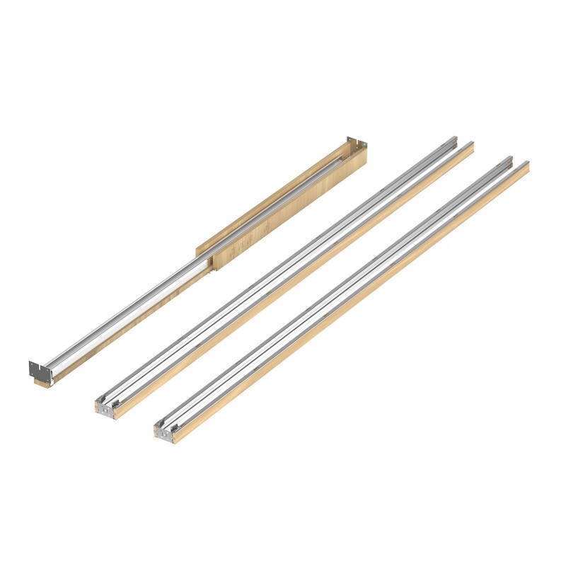 Liukuoven karmisarja puu ja sinkitty teräs säädettävä 610–914 mm pehmeä sulkeutumismekanismi