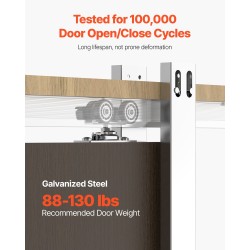 Piilokarmisarja liukuovelle säädettävä runko 610–914 mm 2134 mm puu ja teräs