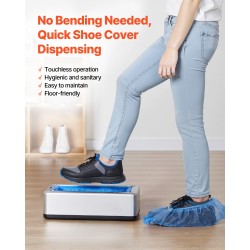 Automaattinen kenkäsuojakone ABS-rakenne 100 kertakäyttöistä kenkäsuojaa sopii kokoon EU 44 asti