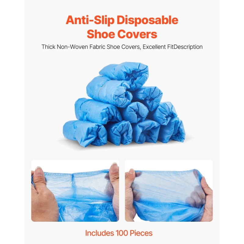 Automaattinen kenkäsuojakone ABS-rakenne 100 kertakäyttöistä kenkäsuojaa sopii kokoon EU 44 asti