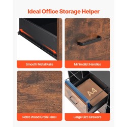 Arkistokaappi lastulevyinen melamiinipintainen musta 2 laatikkoa 4 lokeroa lukittavat pyörät