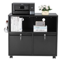 Metallinen arkistokaappi kylmävalssattua terästä kaksi laatikkoa avoin hylly lukittava pyörillä